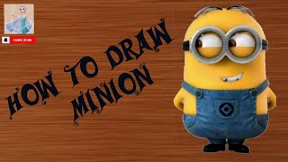 How to draw minion | step by step (very easy) | | easy drawing