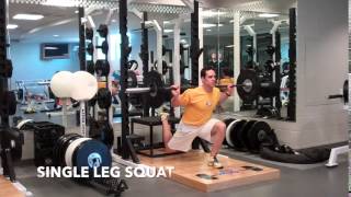 Single Leg Squat: 3D Performance Training
