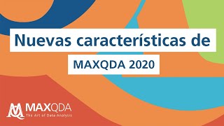 Webinar: Nuevas características de MAXQDA 2020