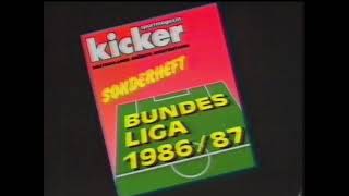 Kicker Sonderheft Bundesliga 1986/87 Commercial | 1986 | Germany