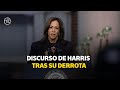 KAMALA HARRIS DA UN DISCURSO TRAS LA VICTORIA DE TRUMP EN LAS ELECCIONES