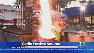 Gilroy Garlic Festival Makes Comeback After 2 Difficult Years; Returns As Drive-Thru Event
