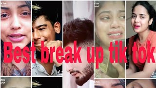 Break up 💔||true love||Emotional feelings||Sad tik tok||True love story||Best break up tik tok 2019
