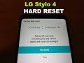 LG Stylo 4 HARD RESET