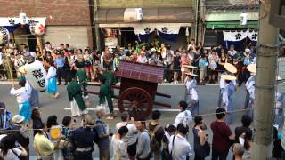 2015年大阪天神祭り本宮９　大阪書林御文庫講