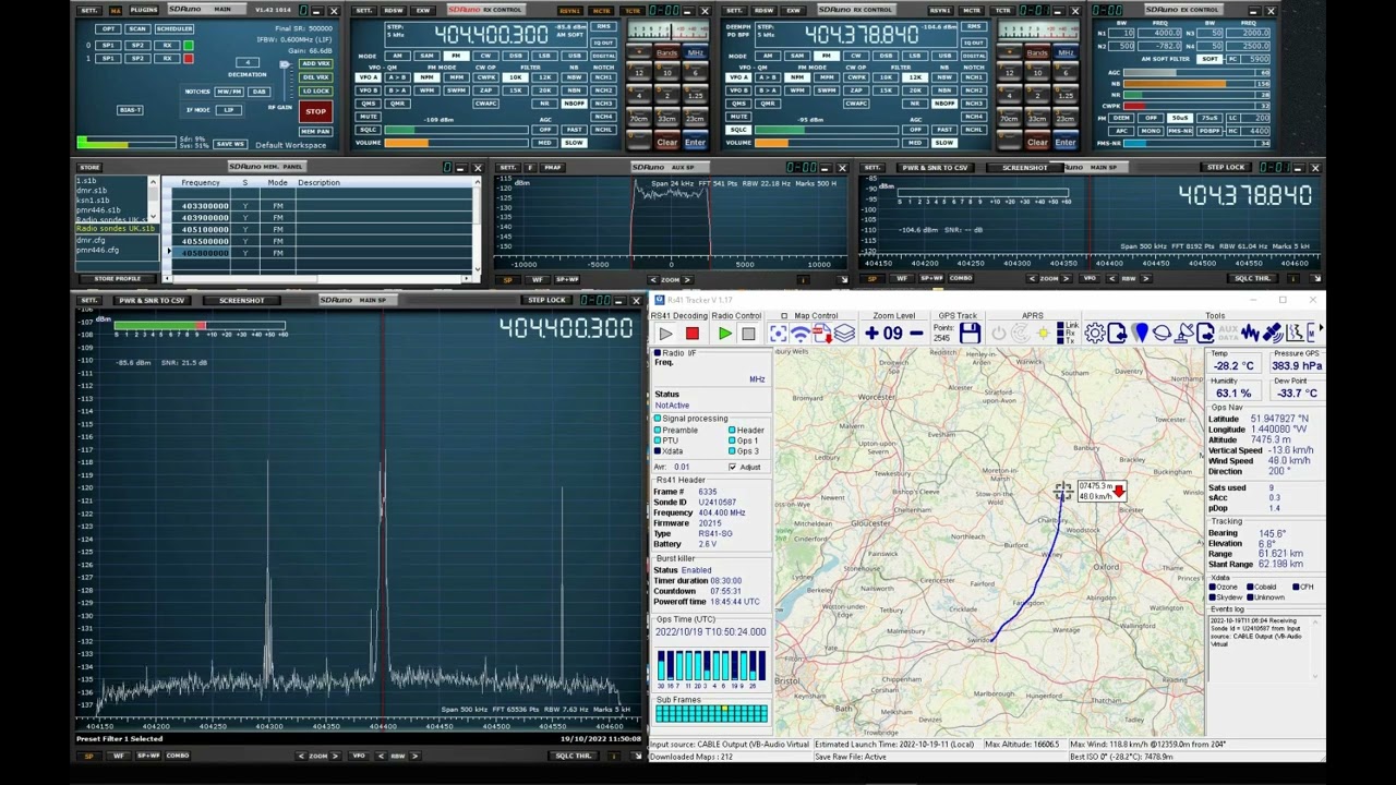 Tracking A Radiosonde (weather Balloon) With An RSP1A SDR And Rs41 ...