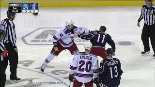 Rick Nash vs Matt Calvert Mar 21, 2014