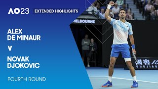 Alex de Minaur v Novak Djokovic Extended Highlights | Australian Open 2023 Fourth Round