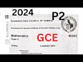 2024  MATHEMATICS PAPER- 2