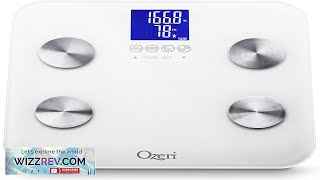 Ozeri Touch 440 Lbs Total Body Weight Scale (Body Fat Muscle Bone Review