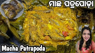 ଚୁନା ମାଛ ପତ୍ରପୋଡ଼ା ରେସିପି ଓଡ଼ିଆ/ ଚୁନା ମାଛ ପତ୍ରପୋଡ଼ା / Authentic Macha Patrapoda Recipe / Odia Recipe