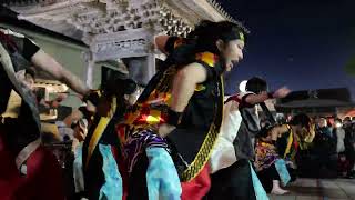 【踊る大南中戦１回戦】輝翔連部 VS 鴉★黒潮よさこい祭り/前夜祭/飯沼観音/2024.11.23/LumixS5Ⅱ