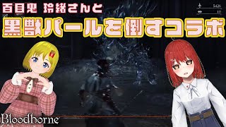 【Bloodborne 初見配信】#10　10回記念コラボ　百目鬼玲緒さんと黒獣パールを討伐！！　【緋繧めいや/Vtuber】