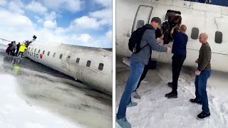 Passenger on Flipped Delta Plane Speaks Out After Crash