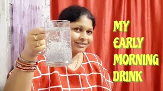 218. EARLY MORNING DRINK 🍸 | CHIA SEEDS WATER | NANDA BAGULI SARBAT | SANTALI VLOGGER | SANTAL VLOG