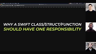 Why a Swift class/struct/function should have one responsibility?
