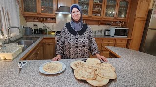 خبز الطاوه 🥞 (العيش) زمن جيل الطيبين بطريقة الحجيه😇