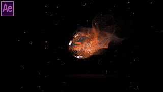 After Effects Tutorial Particle Dissolve Logo Reveal Animation with no Plugins