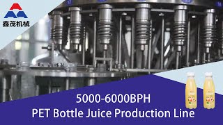 5000 6000BPH PET Bottle Juice Filling Machine / Juice Filling Production Line - Xinmao Machinery