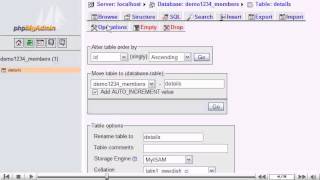 Copying a database table with phpMyAdmin - phpMyAdmin Tutorials