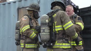 How do Utah firefighters train for disasters like Wyoming tunnel crash?