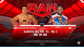 Big E vs Alberto Del Rio