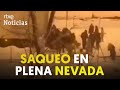 MADRID: DESVALIJAN un CAMIÓN con 20 toneladas de COMIDA durante la NEVADA | RTVE Noticias