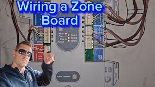 How to wire a Honeywell Zone Board, damper, \u0026 transformer🪛⚡️ #hvac #hvaccontractor #hvactraining