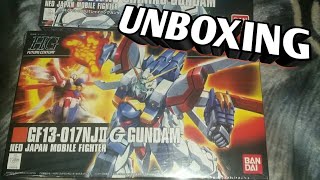 HGFC God Gundam Unboxing