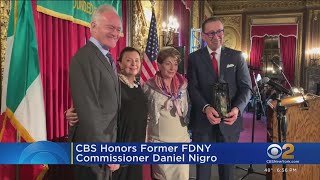 CBS helps honor former FDNY commissioner Daniel Nigro