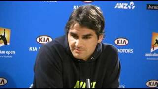 Roger Federer press conference