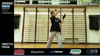 [OWYYC2022] 4A Prelim - Yusuke OKU - ONLINE WORLD YOYO CONTEST 2022