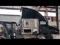 Freightliner cabin repair Video nr.1 Wall outer panel removal.