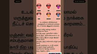 நாக்கு நிறம் காரணம்🤔🤔🤔#tips #subscribe #healthy 👍