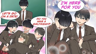 [Manga Dub] Shy Me, Swarmed by Girls on First Day! A Beautiful Boy Saves Me and...