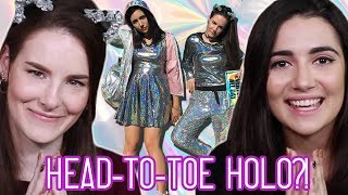 We Got A Head-To-Toe Holographic Makeover (feat. Simply Nailogical)