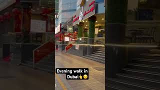 Relaxing Evening Walk in Dubai |ඩුබායි වල රවුමක් | part 1 👇👆 #travel #travelvlog #dubai #shorts