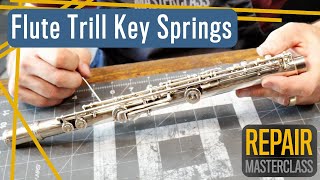 Flute trill key springs