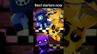 Best starters Now Vs Then in FnTd #roblox #Fntd #shorts #fnaf