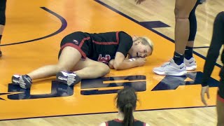 🤕 EJECTION, Swinging Elbow To Face Knocks Defender Flat On Her Back, ESCORTED OU