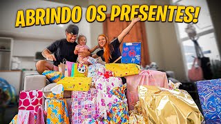 ABRINDO TODOS OS PRESENTES DE ANIVERSARIO DE 2 ANOS DA ISABELA❤️😍