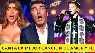 Niño MONAGUILLO Huerfano ¡Aparece por SORPRESA! y Canta La MEJOR Cancion CRISTIANA en AGT 2025!