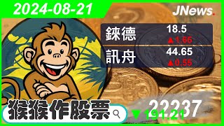 【猴猴作股票】多方選股 新光金(2888),錸德(2349),亞力(1514),新光金(2888),訊舟(3047),錸德(2349) 20240821【JNews】