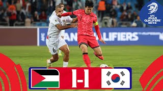 Son goal not enough in Amman | Palestine - Korea Republic | Highlights #AsianQualifiers - Road To 26