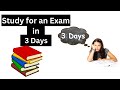 How To Study For A Grade 12 Exam In 3 Days And Score A Distinction | Exam Hacks