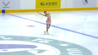 250104 종합선수권 쇼트 아침 연습 런스루 김유재 | Yujae KIM