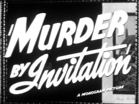 Comedy crime mystery film – Murder by Invitation (1941)