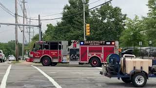 Parsippany NJ Parsippany District 5 Engine 54 Responding 6-21-22