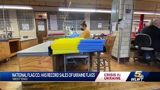 Cincinnati-based National Flag Co. seeks spike in Ukraine flag orders