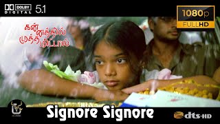 Signore Signore Kannathil Muthamittal Video Song 1080P Ultra HD 5 1 Dolby Atmos Dts Audio